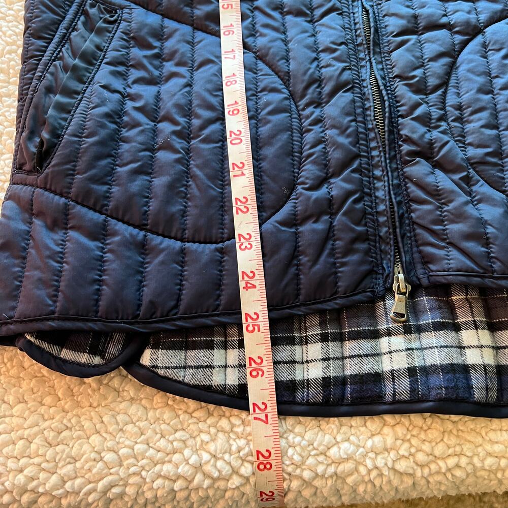 Southern Pines Navy Quilted Pocketed Vest Large - Picture 12 of 12